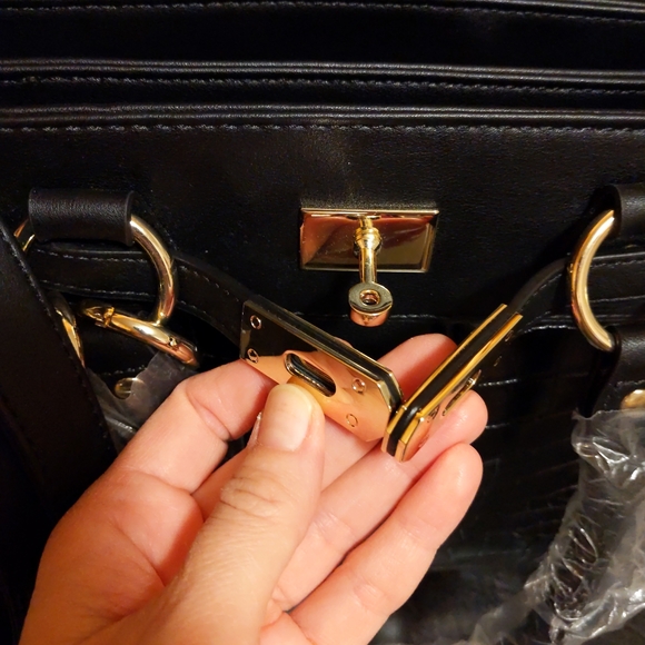 JOSE HESS BEL AIR BLACK HANDBAG - Picture 8 of 8